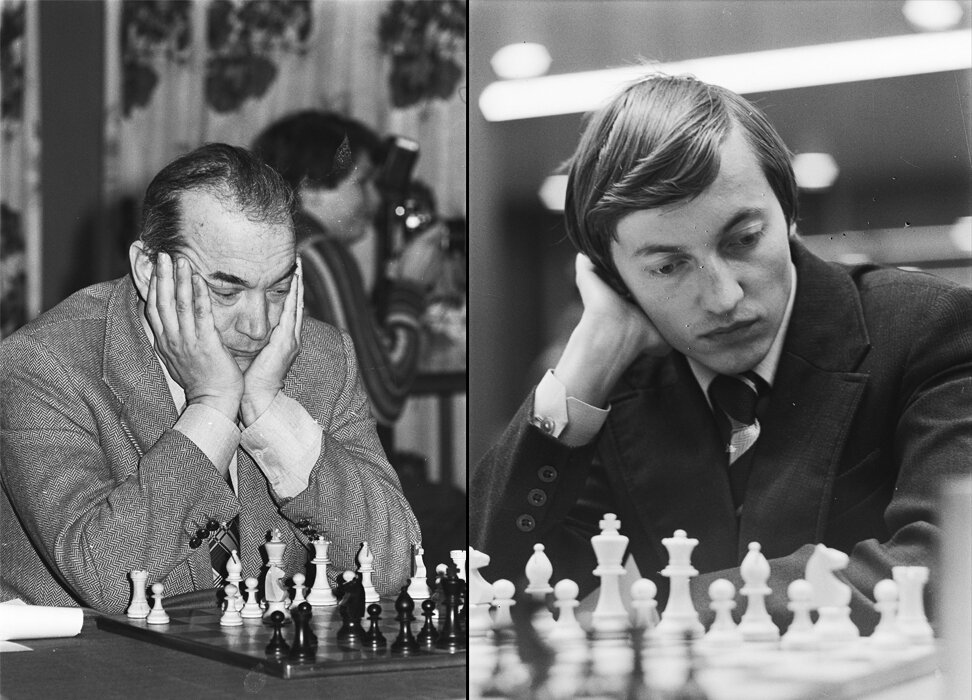 Советские чемпионы по шахматам. Корчной Карпов Багио 1978.