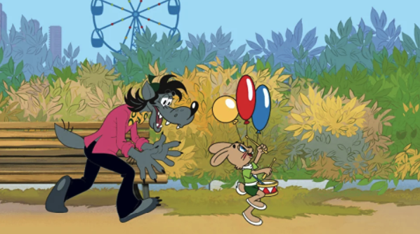 Кадр из «Ну, погоди!»