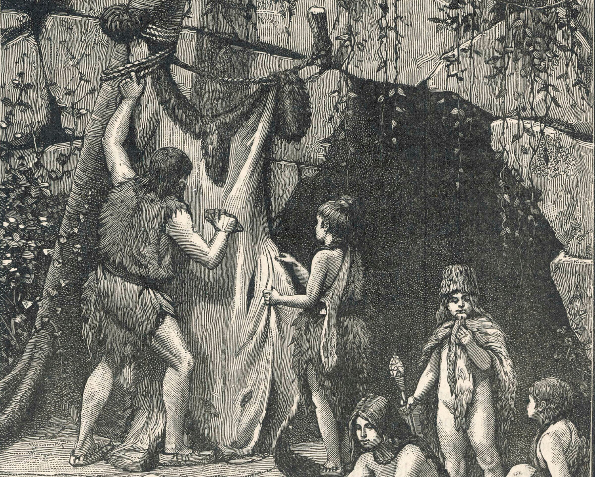 Входные двери пещерного человека