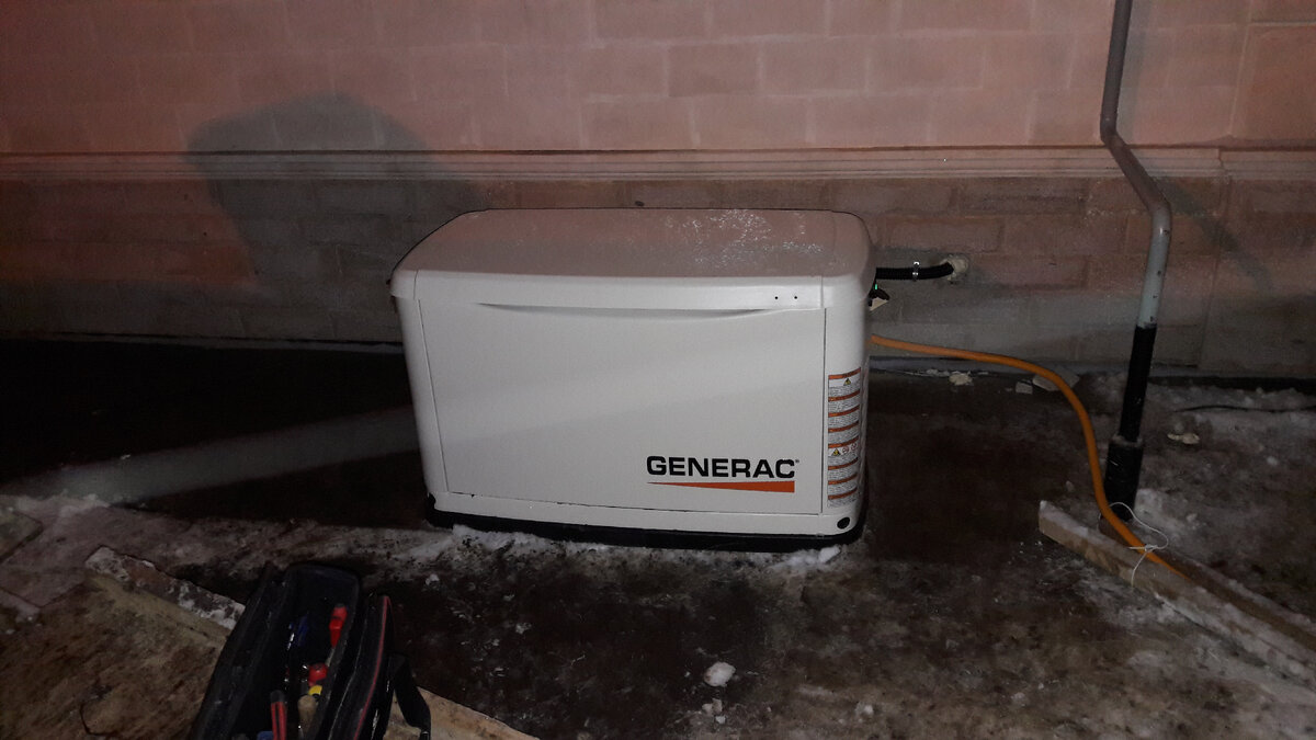 Фото с установке на объекте