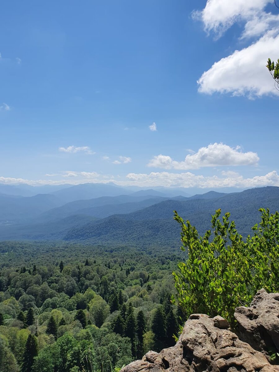 Смотровая площадка в районе плато Лаго-Наки