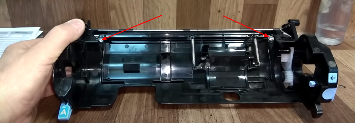 Принтер Kyocera Ecosys M2040/M2640. Грязная печать, серый фон. Чистим ...