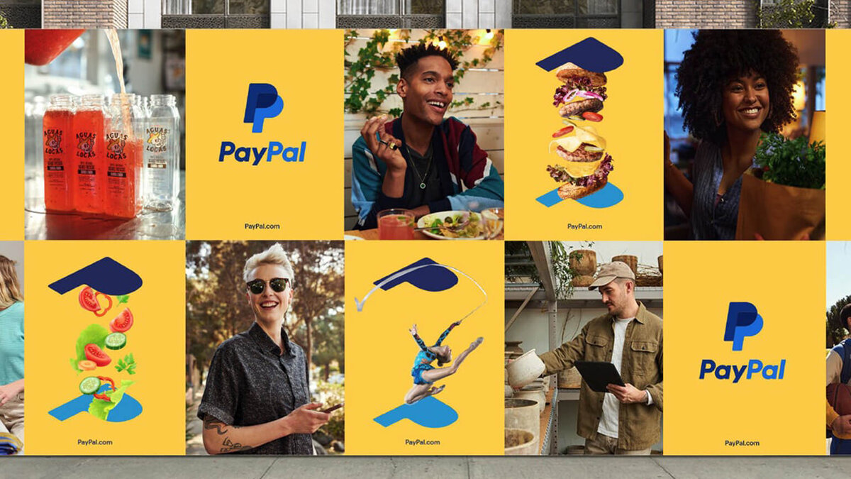 Новая айдентика компании PayPal