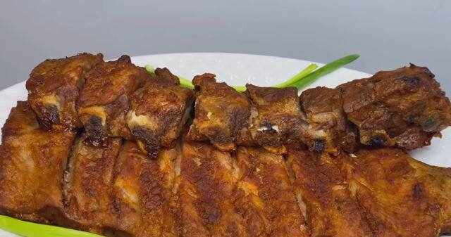 Вкусные свиные ребрышки в духовке: пошаговый рецепт