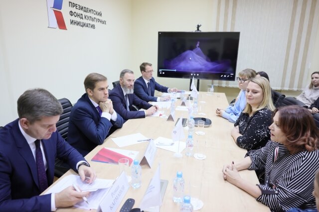    Результатом креативной недели стало открытие в Красноярке первого регионального представительства Президентского фонда культурных инициатив. Фото: Правительство Красноярского края