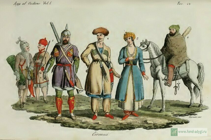 Черкесы в XVIII веке.