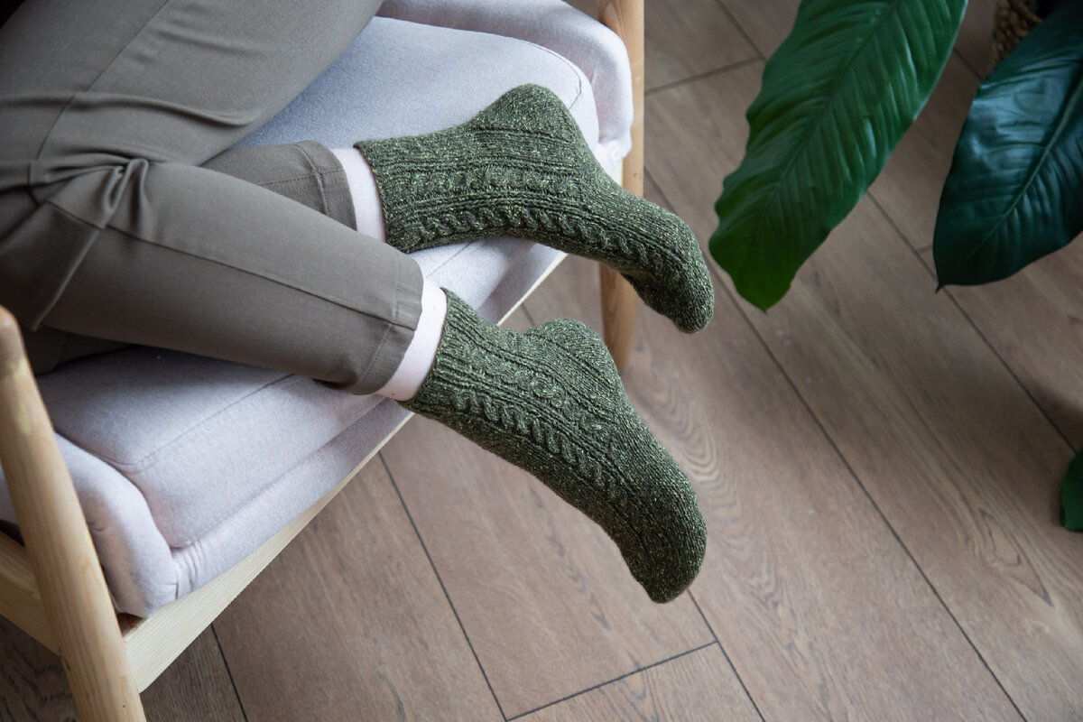 Носки "Бирмингем" - модель, фото и работа автора by-annike.ru