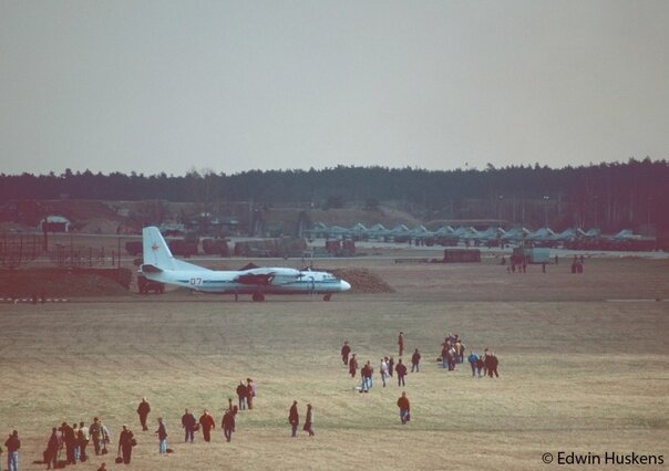 Ан 26 из Шперенберга в Виттшток прилетел.