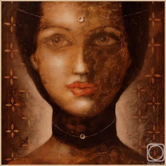 © Эдуард Зеньчик (Eduard Zentsik). Виноградные глаза. холст масло 70см x 70см 2011 г.