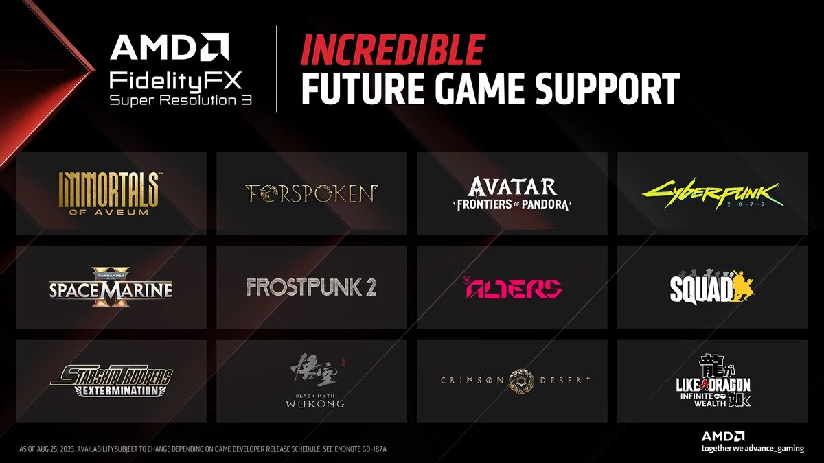 AMD FSR 3 работает на любых видеокартах и первым делом посетит Forspoken и  Immortals of Aveum | GoHa.Ru | Дзен