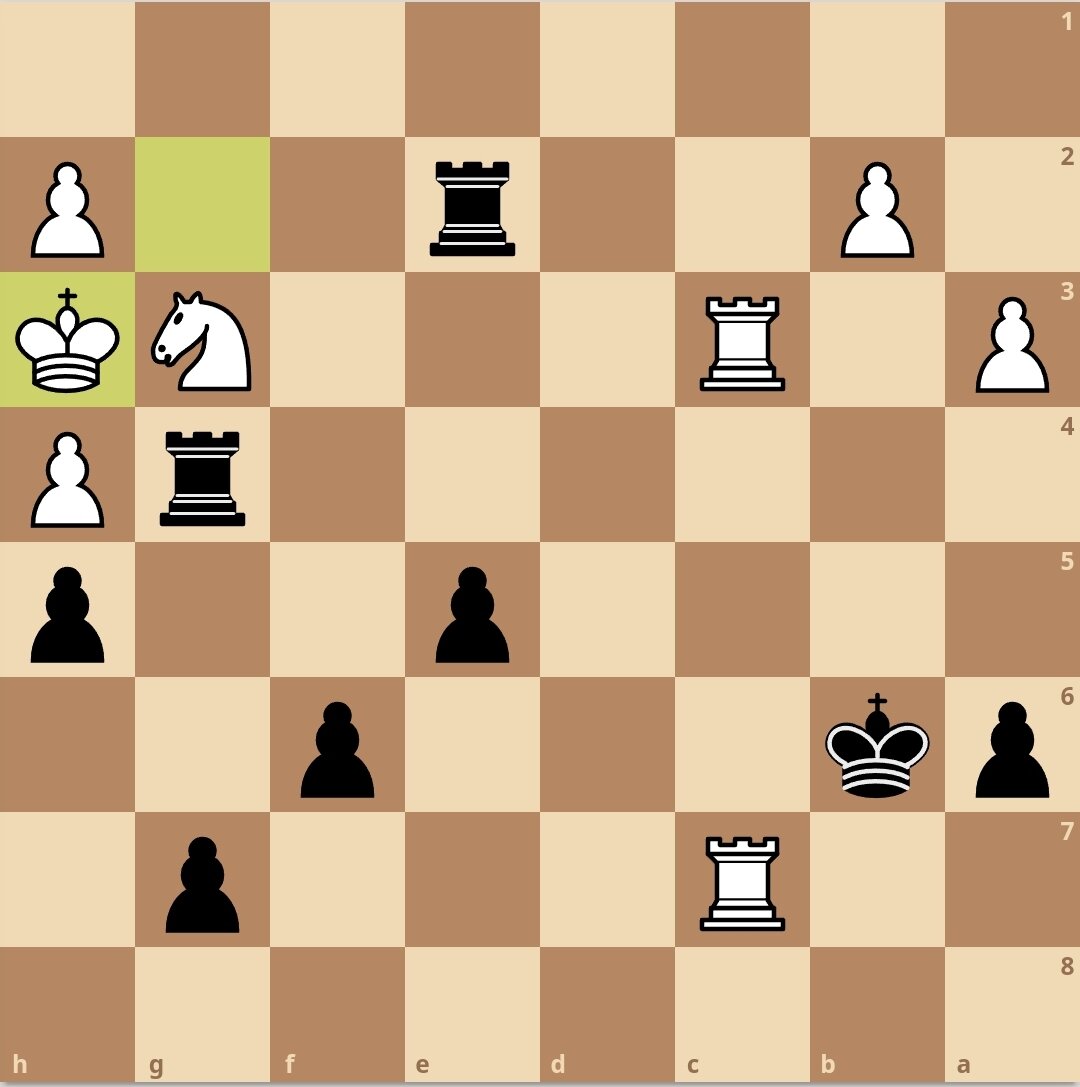 Ход чёрных. Мат в 2 хода