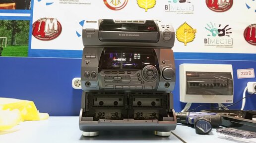 AIWA NSX V900 Разборка передней панели 7 часть