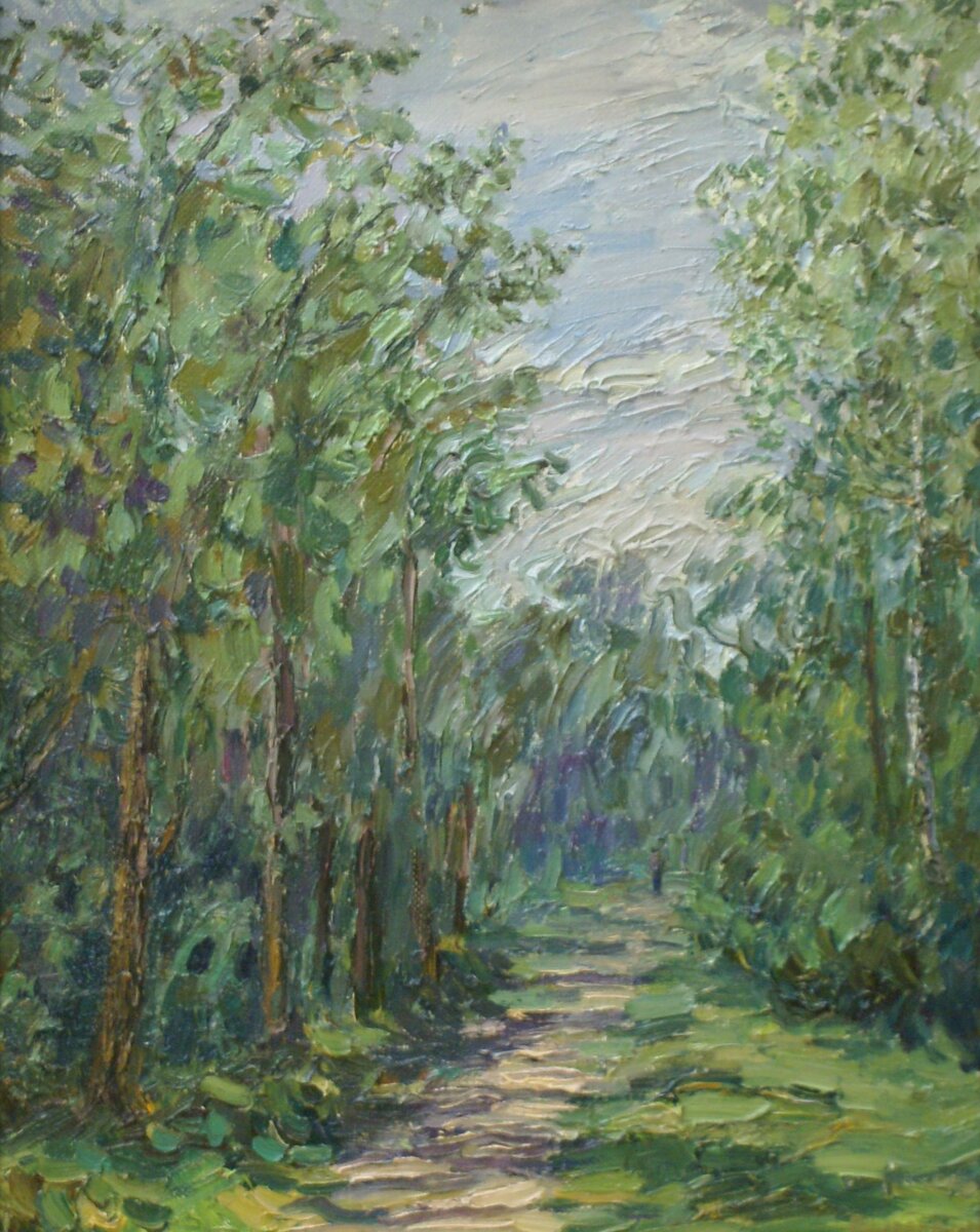 "Дыхание осени"  холст.масло  45х35