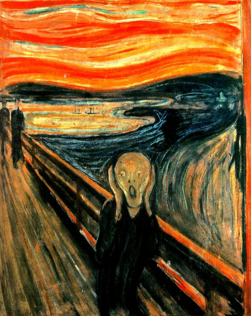 Картина "Крик" Мунка в качестве иллюстраций и офигевания по-годзилльски каждый раз от того, когда я слышу, что я "не тем голосом пою" и на самом деле я - @fach name (fach-система классификации голосов)