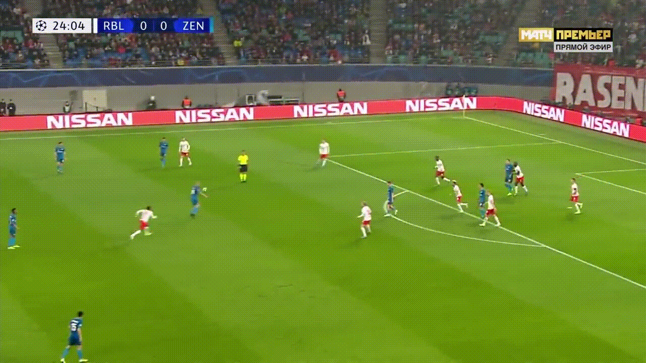 0:1. Ярослав Ракицкий. 25 минута.