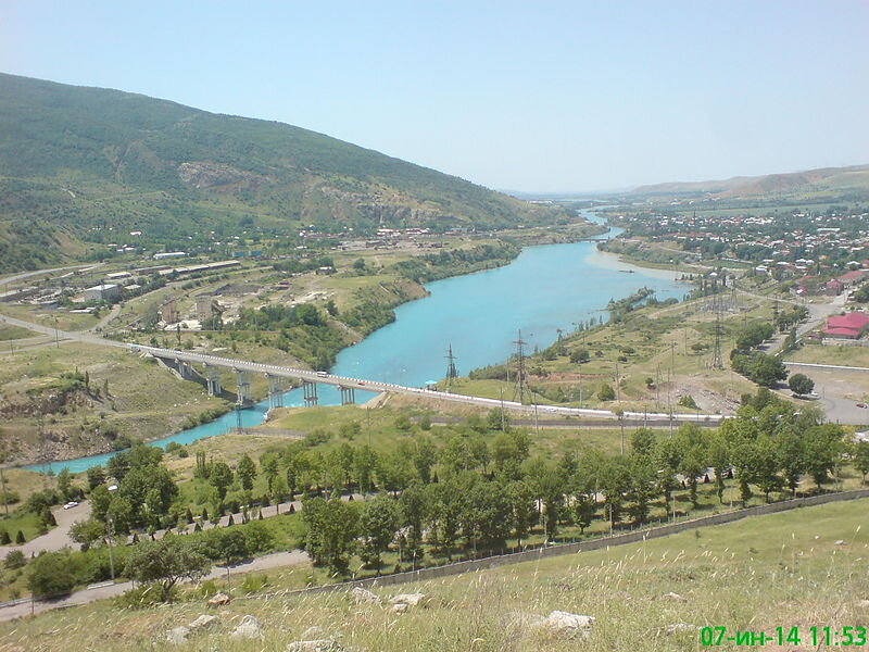 Чирчик в верховьях, за Чарвакской ГЭС 