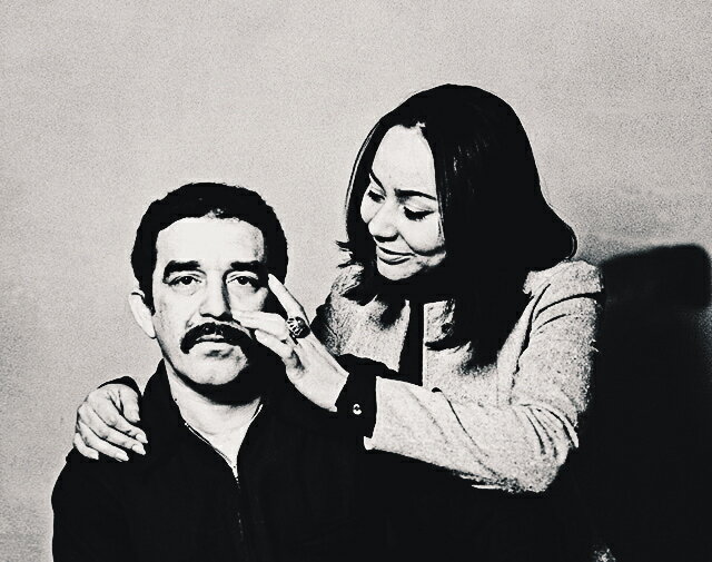 Габриэль Гарсиа Маркес с женой, Мерседес Барча Пардо. Фото из открытых источников