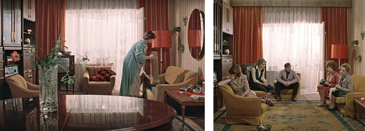 Гостиная из фильма "Москва слезам не верит"