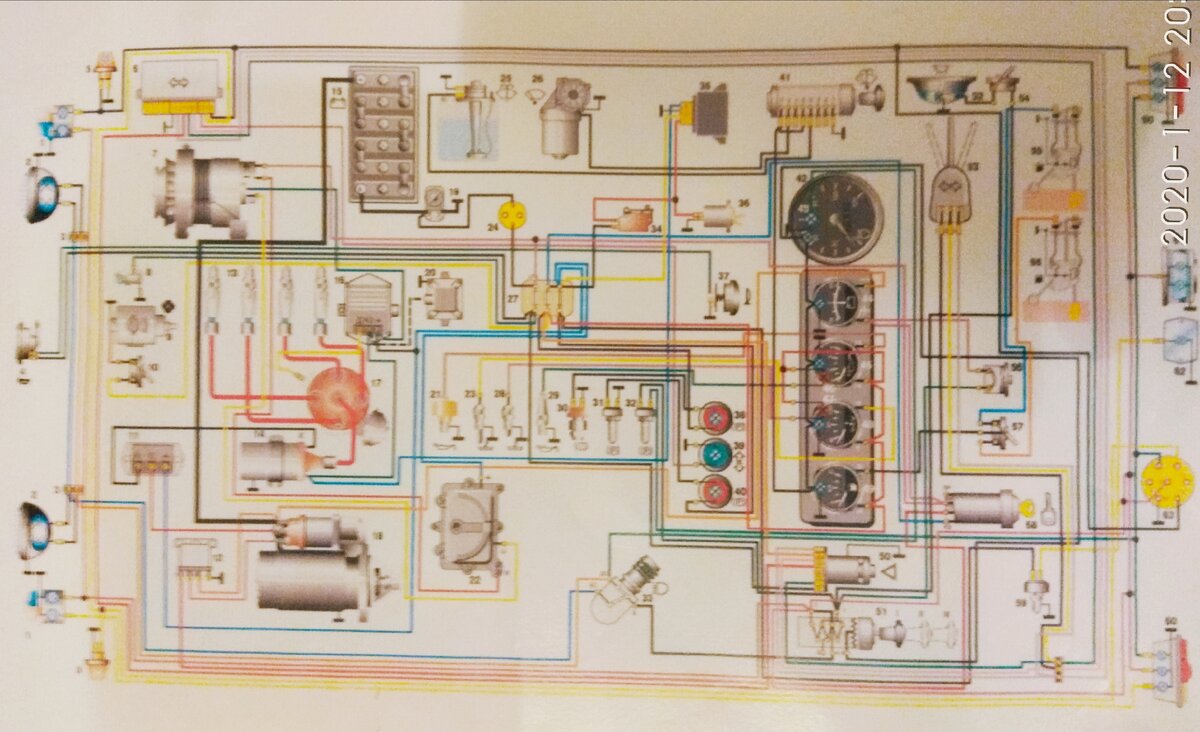 Схема уаз 3303 старого образца электропроводки карбюратор