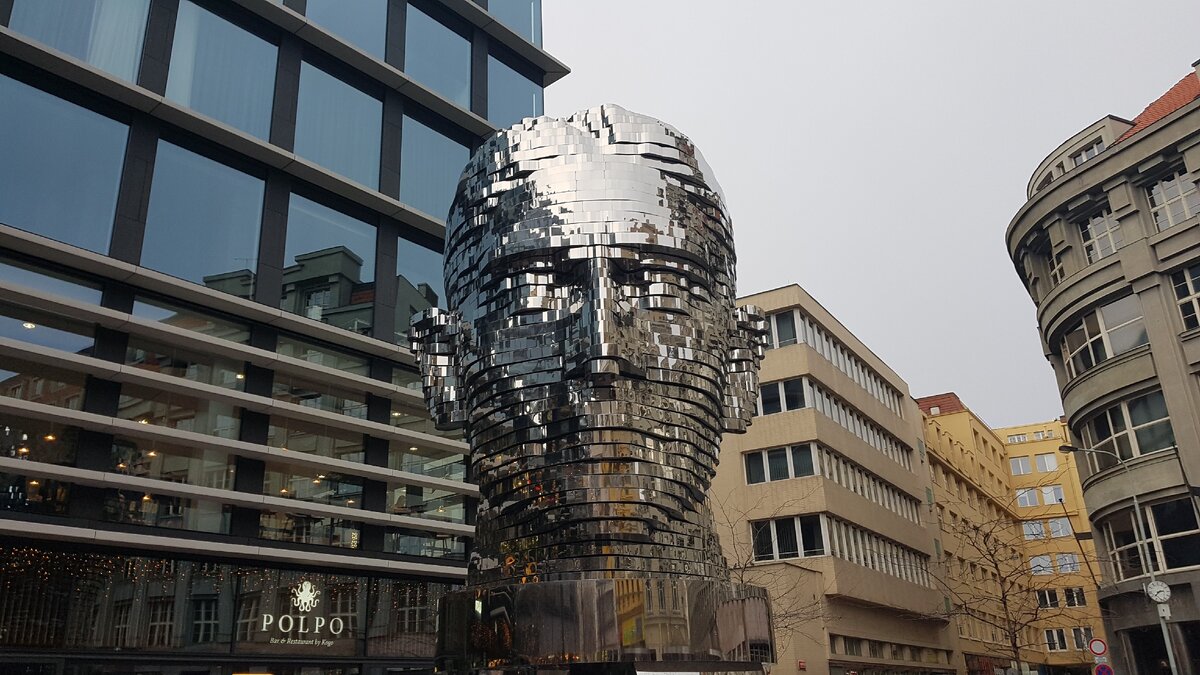 Голова Франца Кафки. Фото автора.