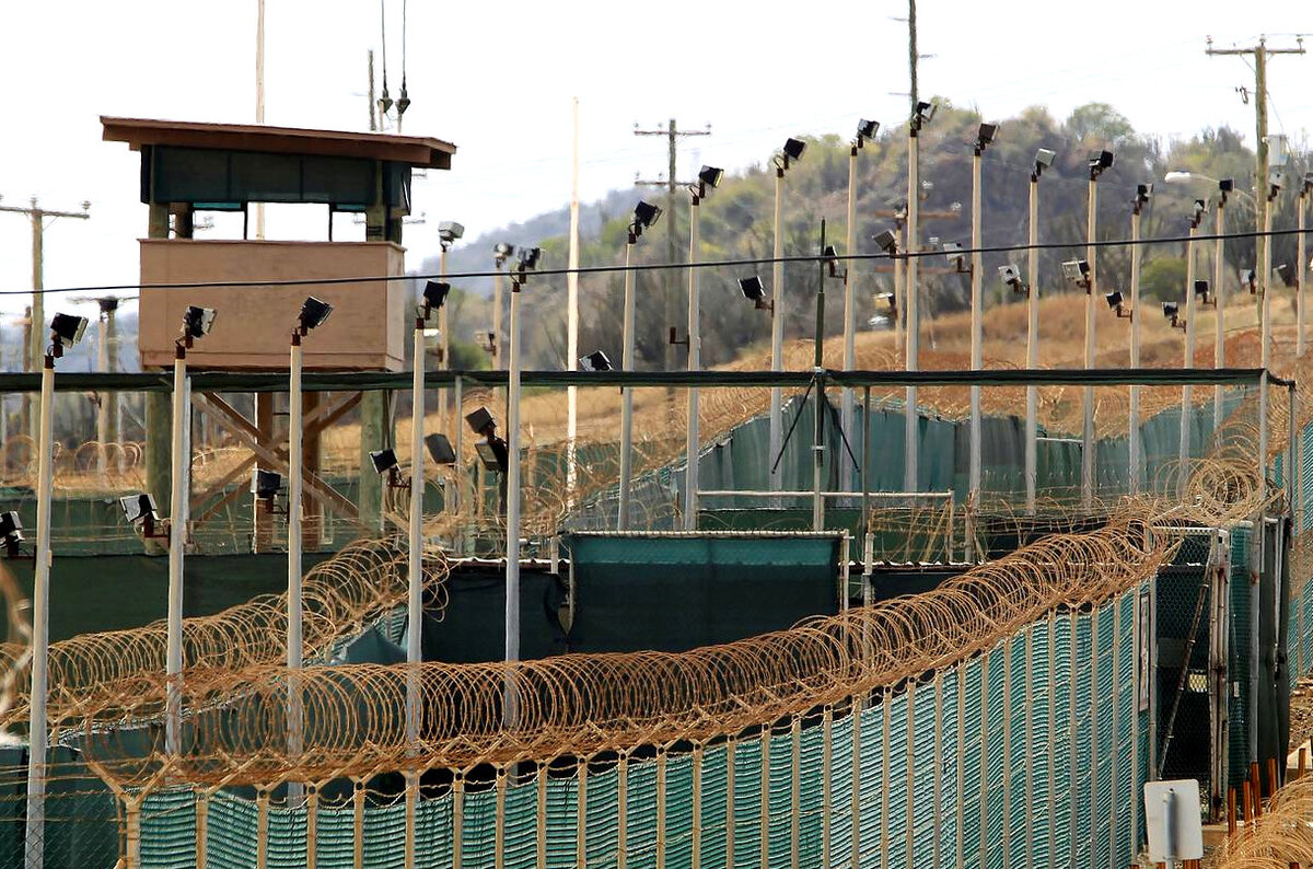 Американская тюрьма Гуантанамо на Кубе