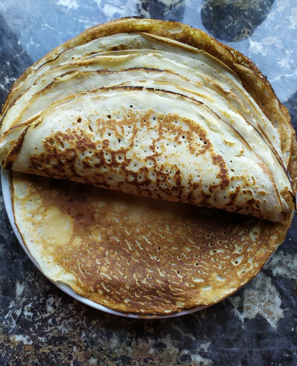 А вот и мои блинчики))