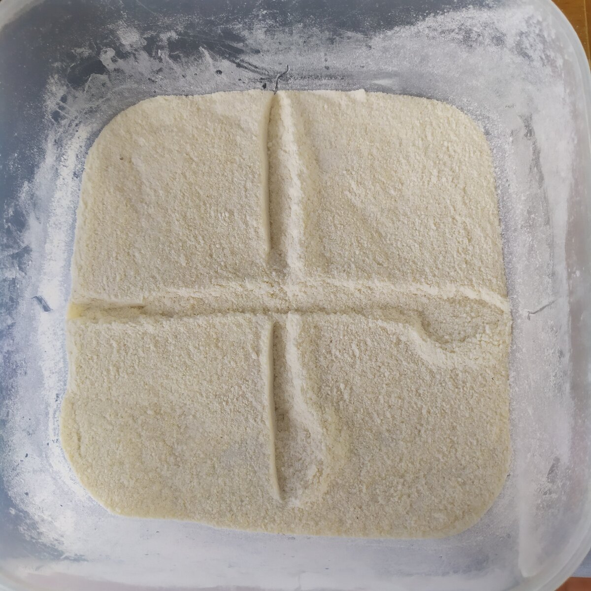 4 части сухой смеси