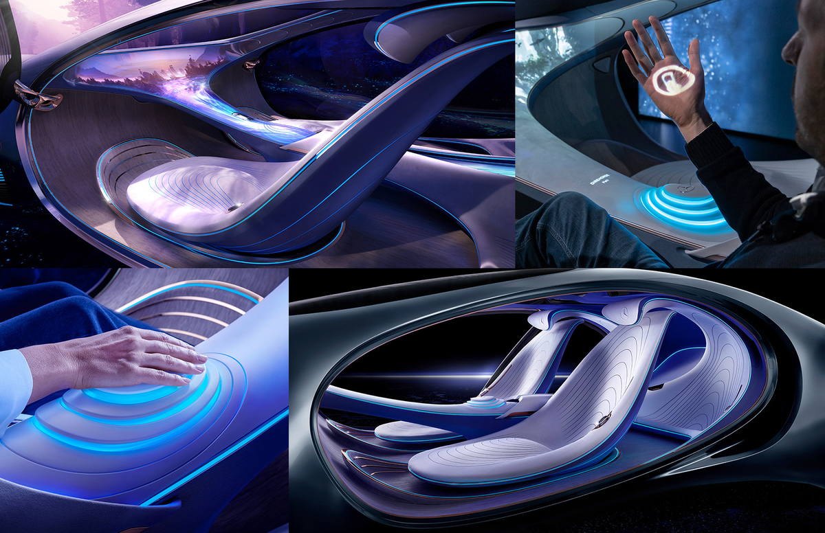 Машина будущего Mercedes-Benz Vision avtr ?️