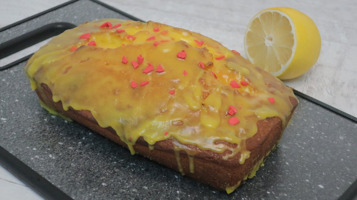 Кекс с лимоном