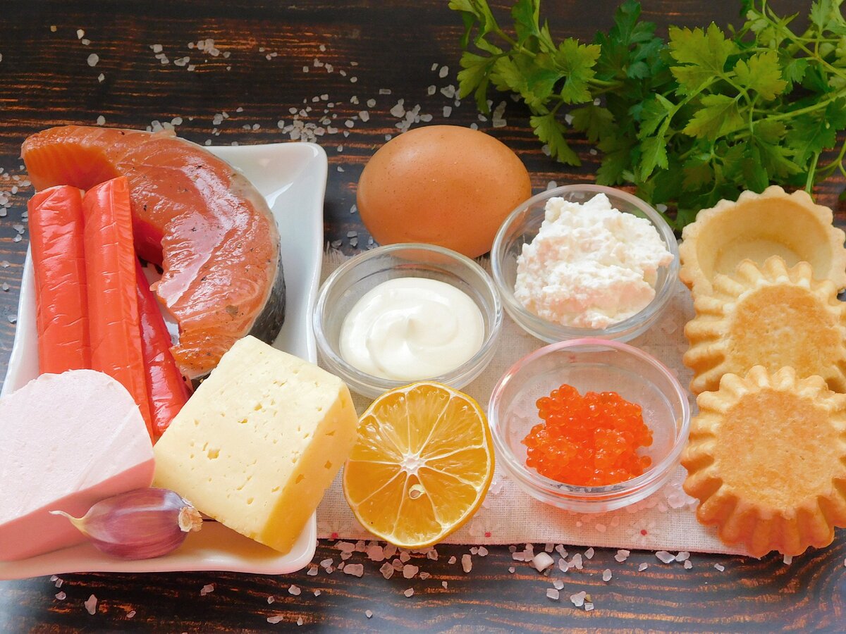 ингредиенты для приготовления самых вкусных тарталеток 