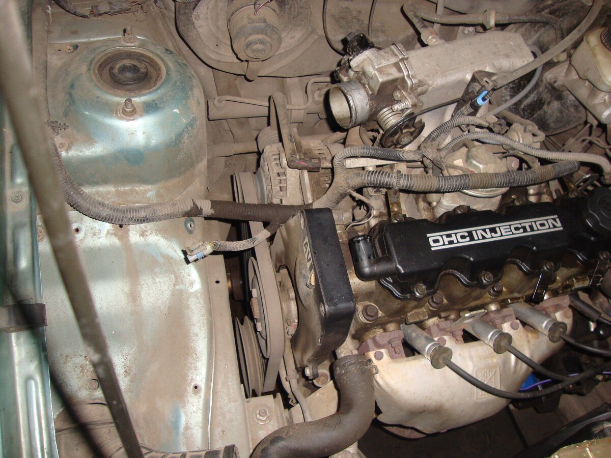 Снятие и установка термостата без снятия ремня ГРМ Chevrolet Lanos 2005 - 2009