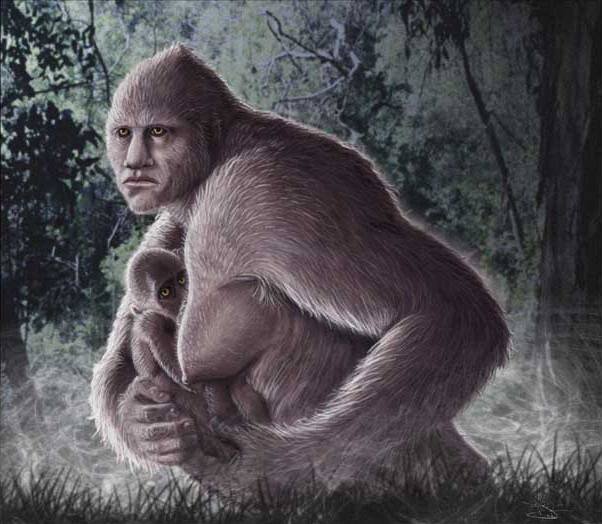 Самка с ребенком. Картинка из открытых источников.