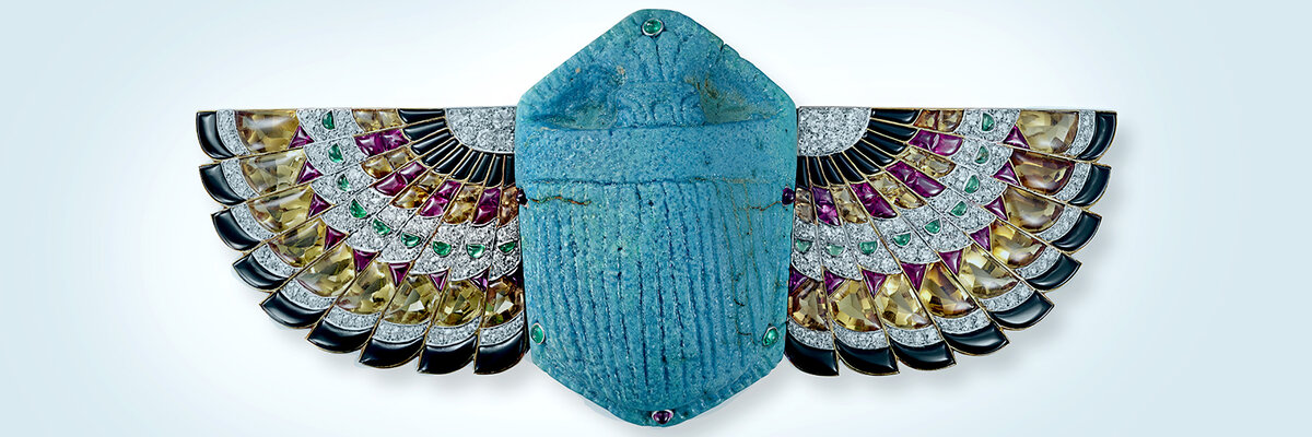 Cartier. Брошь «Скарабей». 1924.