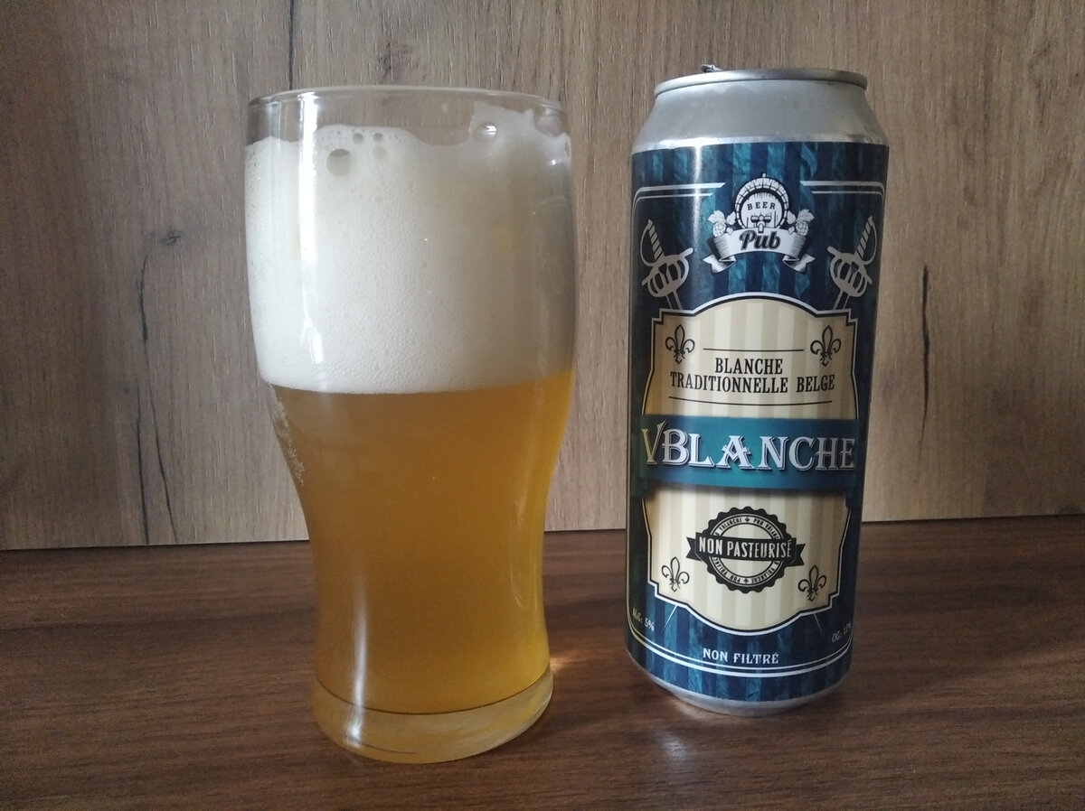 Пью пиво VBlanche: российский аналог Hoegaarden за 85р из ВинЛаб | Хмельной  Барон | Дзен