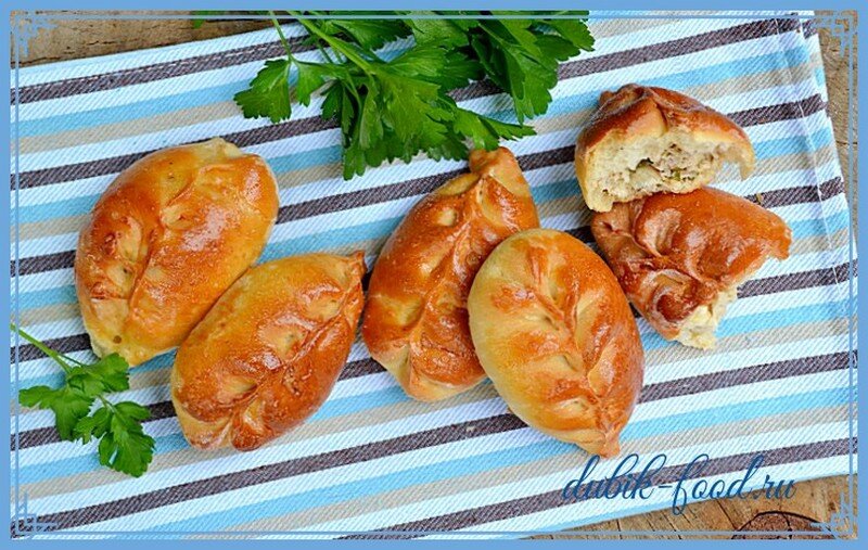 Печеные пирожки с мясом | РЕЦЕПТЫ DUBIK-FOOD.RU | Дзен