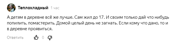 Комментарий читателя