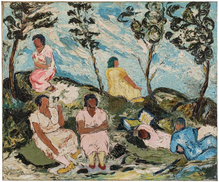 Бофорд Делани «Пикник», 1940 © michaelrosenfeldart.com
