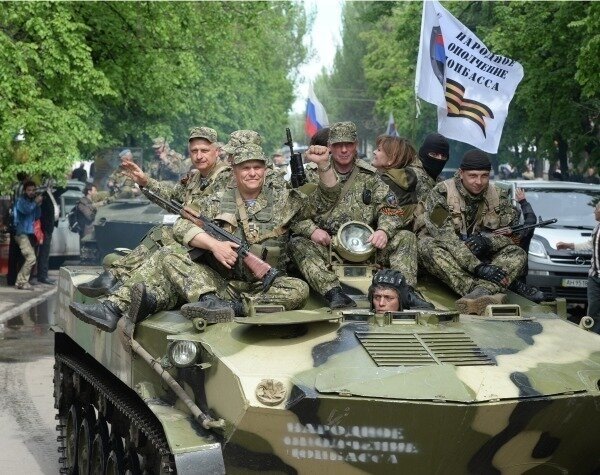 Бравые защитники "русского мира".