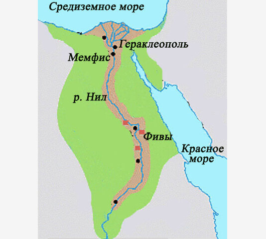 Новое царство египет карта