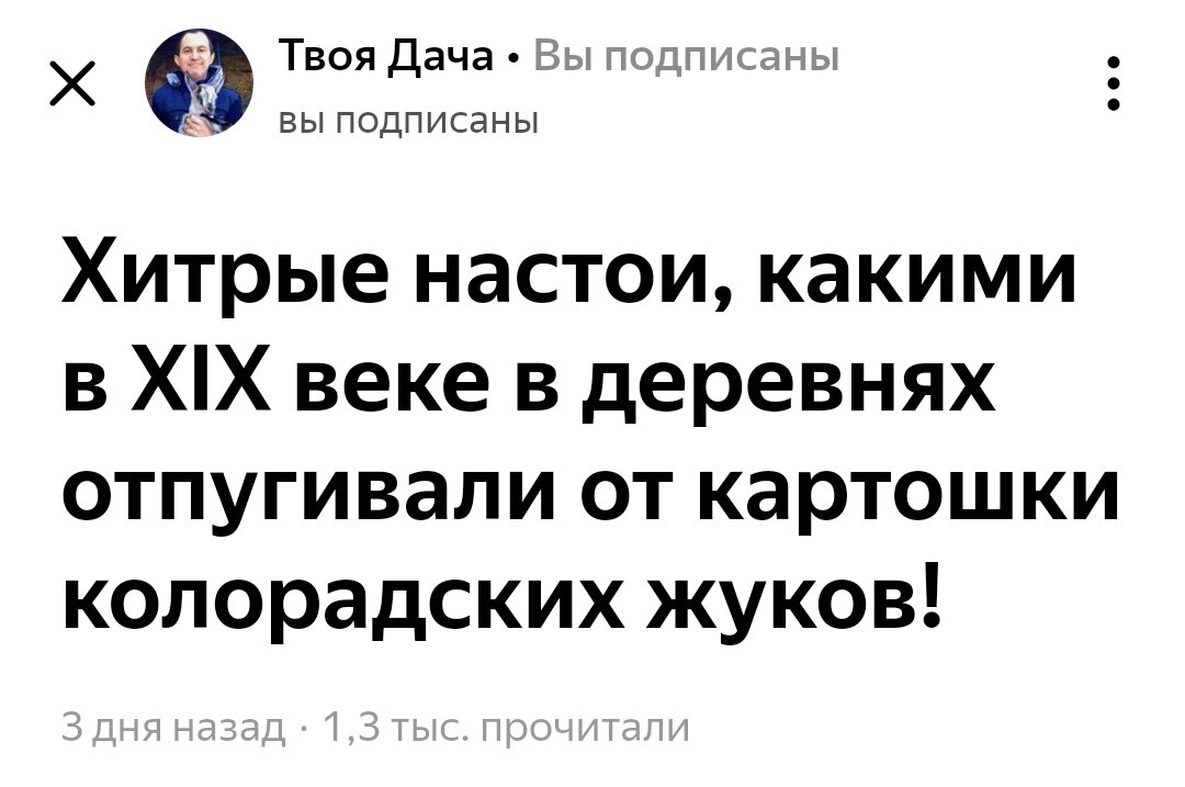 Скриншот статьи