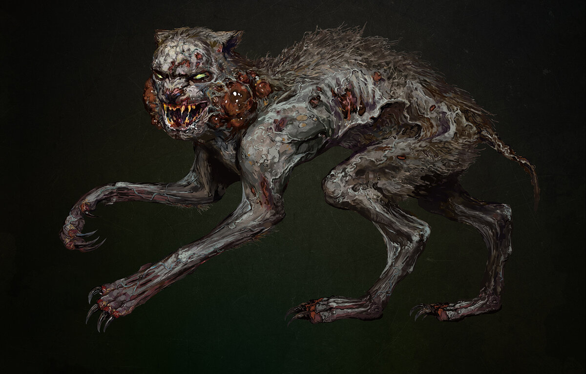 Кот мутант.