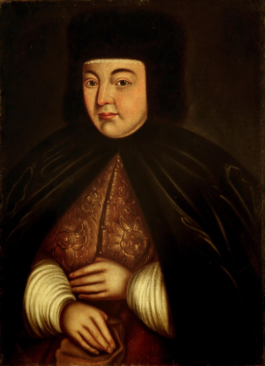 Портрет русской царицы Натальи Нарышкиной, матери Петра I, написал неизвестный автор в первой трети XVIII века.