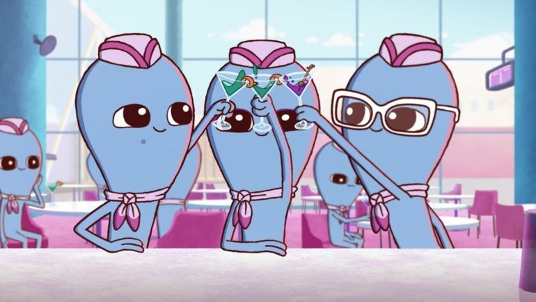    Кадр из мультсериала «Странная планета»