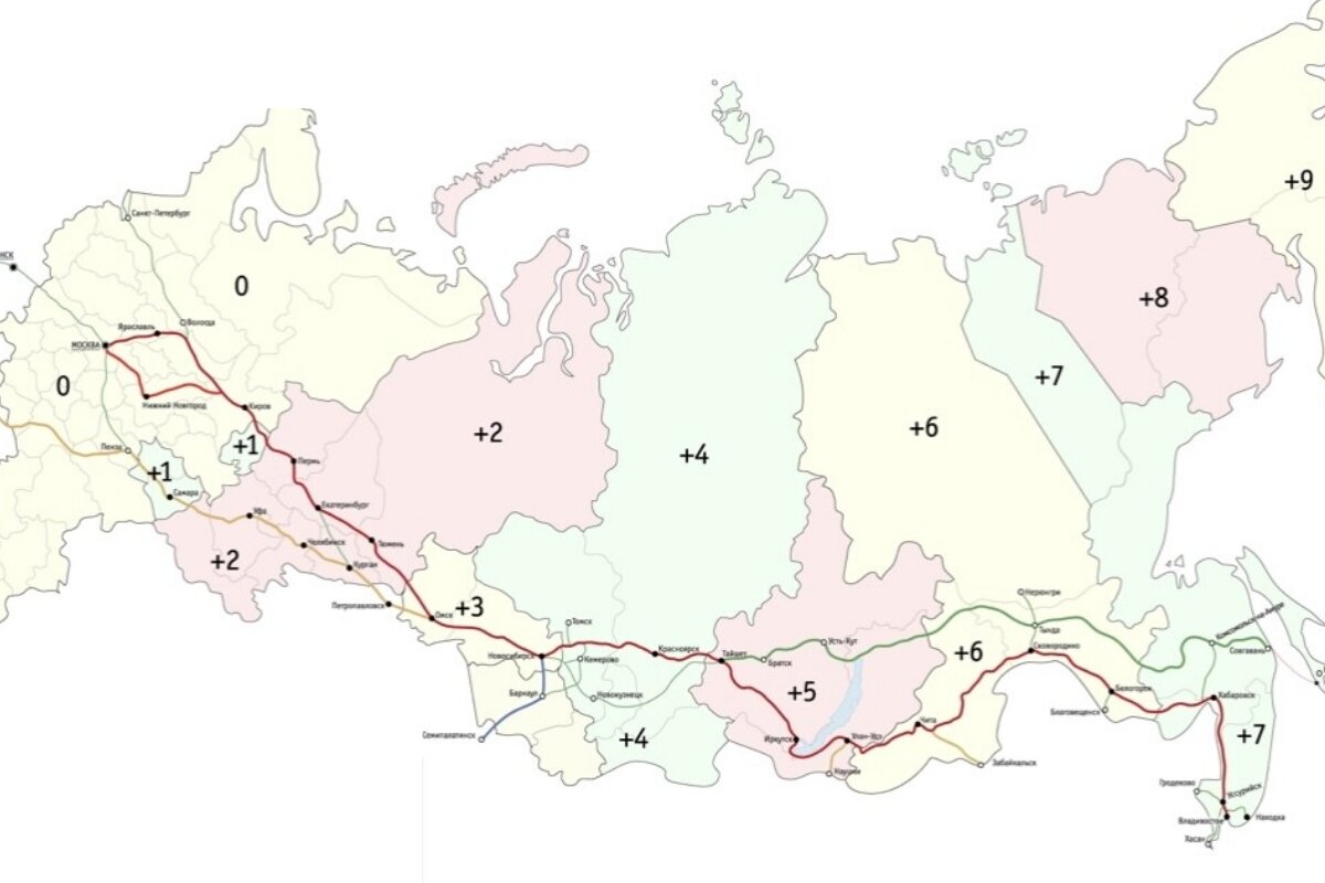 Транссиб 2022. Маршрут и описание поезда 