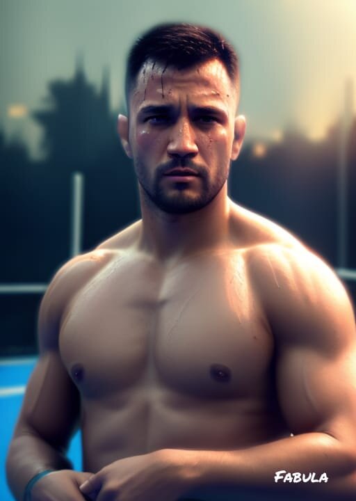 Персонаж похож лицом на меня- ИИ )