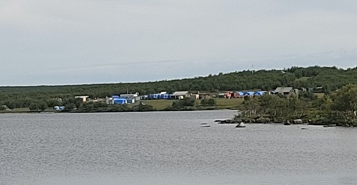 Поселок геологов в зуме.