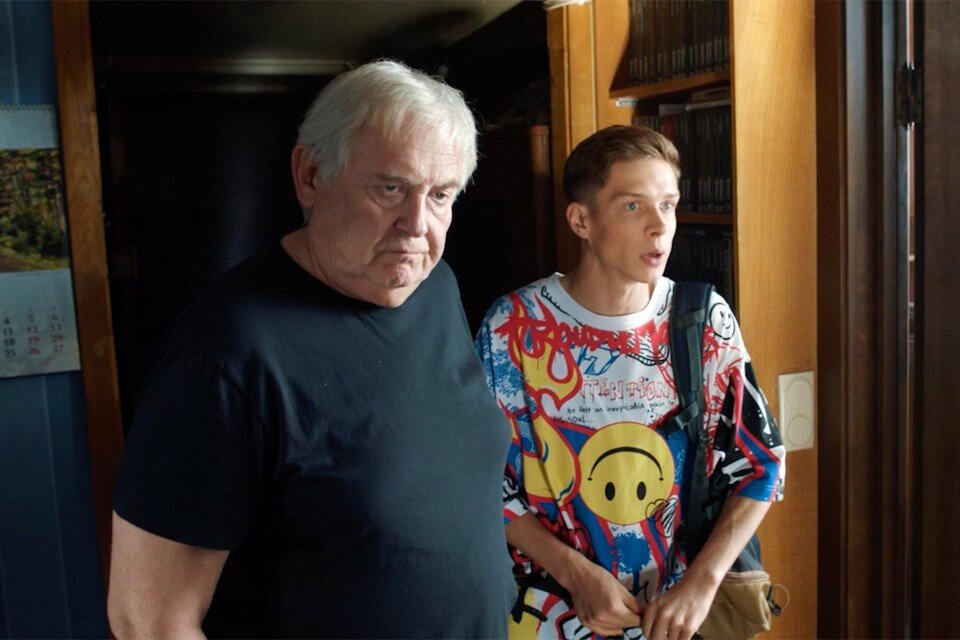    Юрий Стоянов и Глеб Калюжный, кадр из сериала «Трепачи». Фото: пиар-служба Premier