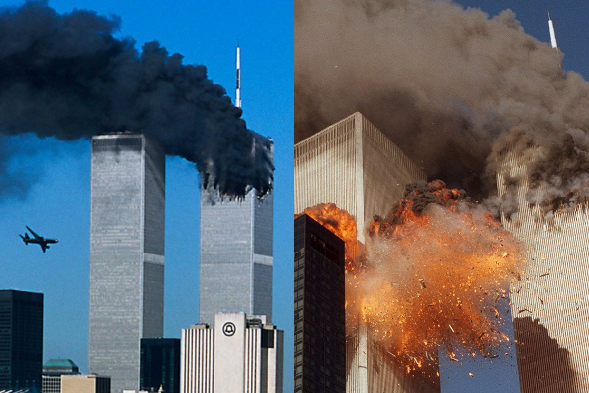 Сколько людей погибло 11 сентября 2001 года. Нью-Йорк 11.09.2001 башни Близнецы. Башни ВТЦ 11 сентября 2001. Башни Близнецы в Нью-Йорке 11 сентября.