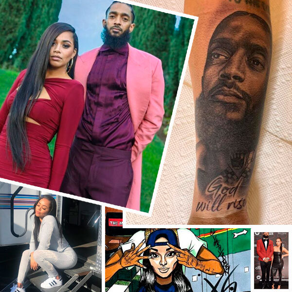 Nipsey Hussle, Lauren London и её новая татуировка с изображением репера.