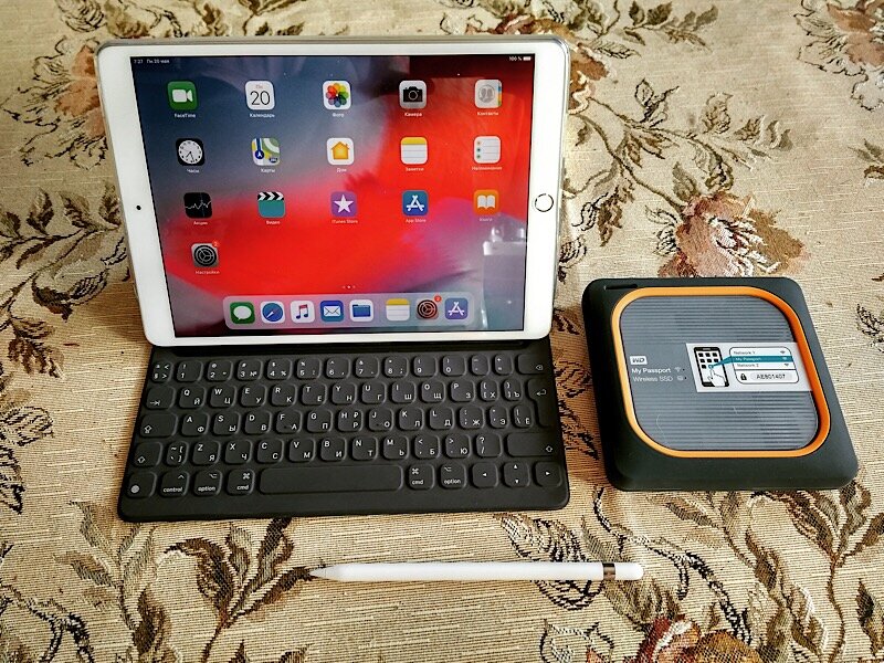 Apple IPad Pro 2017 10.5 256gb и WD MyPassport SSD Wi-Fi